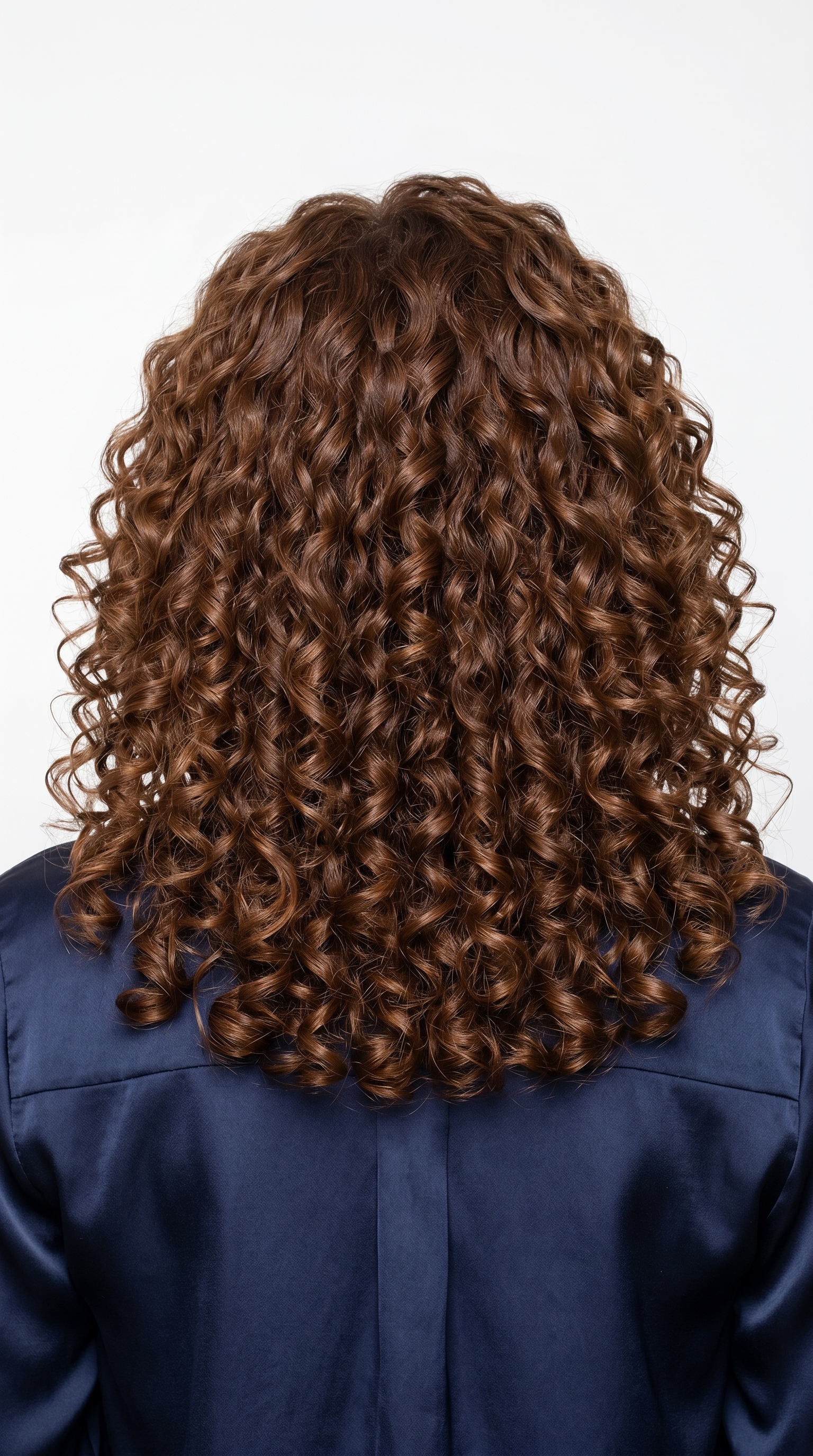 Curly hair after Lavero